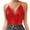 Red, variant on Women Chain Sexy Clothes Beading Tassel Sleeveless Backless Crop Top Club Vintage Tank Tops