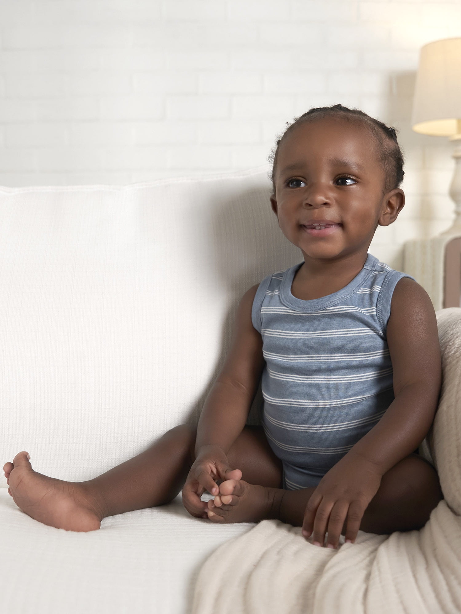 Gerber Baby Boys or Girls Casual Sleeveless Bodysuits, 5-Pack, Sizes 0/3 Months- 24 Months