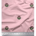 thumbnail image 1 of Soimoi Poly Georgette Fabric Dot,Leaves & Floral Block Fabric Prints by Yard 52 Inch Wide, 1 of 3