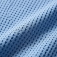 thumbnail image 5 of BVnarty Men's Summer Waffle Knit Mesh Breathable V Neck Solid Short Sleeve Pullover Top Lightweight Daily Athletic Casual Tee Blue XXL, 5 of 5