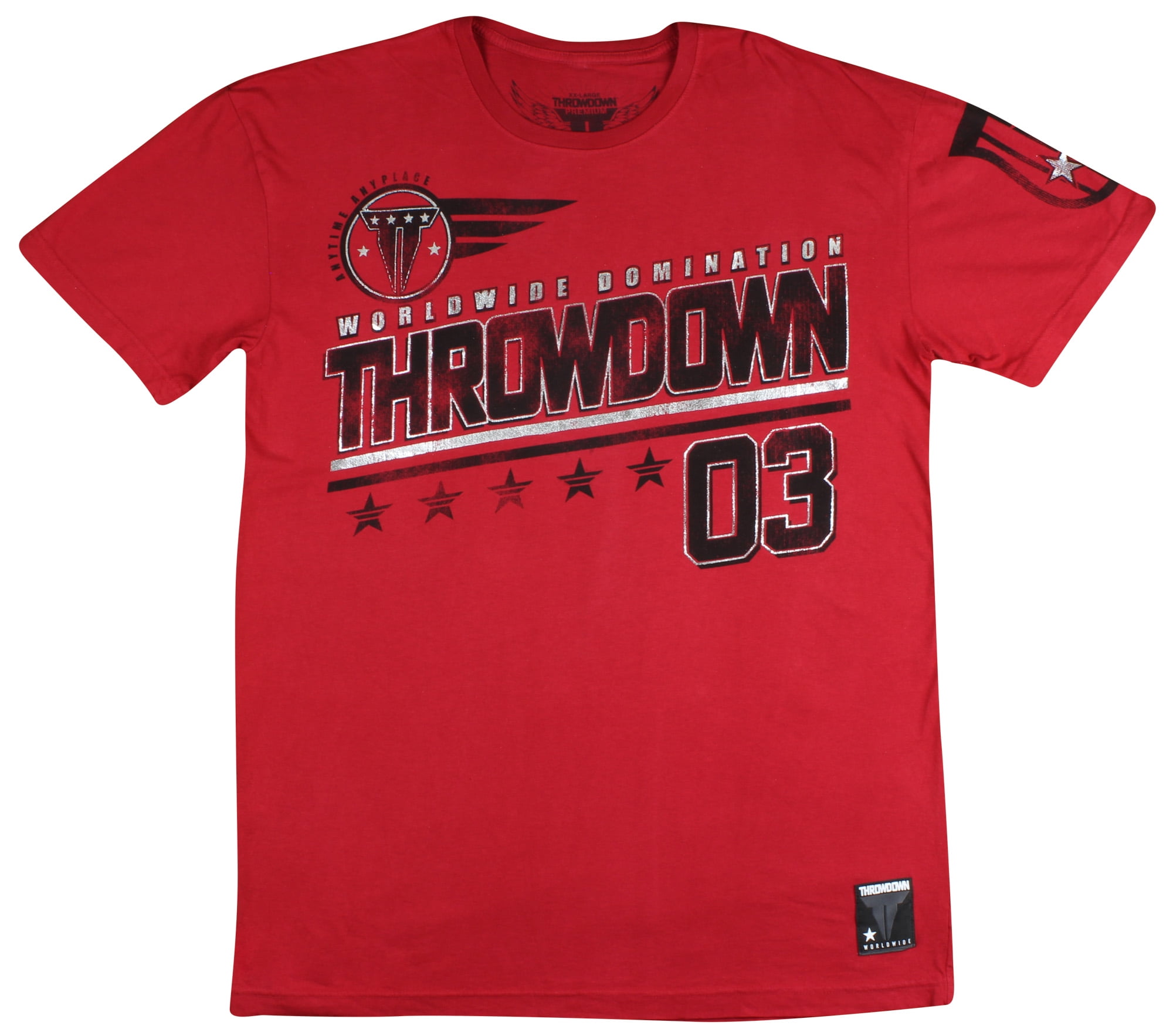 Throwdown Throwdown Mens Eternal MMA Premium TShirt Red 2XL