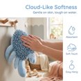 thumbnail image 6 of REGALWOVEN Cute Animal Chenille Hanging Hand Towels, Cartoon Fuzzy Ball Hand Towel, Soft Absorbent Decorative Bathroom Towels 1 Pc Blue 9" x 12", 6 of 7