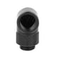 thumbnail image 4 of Conector G1/4 Rosca G1/4 Adaptador de montaje de 90 grados Conector rotativo refrigerado por agua (Negro), 4 of 7