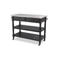 thumbnail image 2 of Homestyles General Line Chariot de Cuisine Roulant en Bois, Noir, 2 of 24