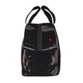 thumbnail image 4 of Lsque Five Nights At Freddy'S Print Insulated Lunch Bag with Thick Aluminum Foil Lunch Tote Bag with Front Pocket for Men and Women, Ideal for Work, School, Picnics, and Travel, 4 of 8