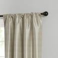 thumbnail image 2 of Eclipse Ludlow Blackout Rod Pocket Single Window Curtain Panel, Taupe, 42 x 84, 2 of 5