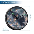 thumbnail image 3 of Indoor 12' Voice-Activated Luminous Decoration Wall Clock With LED Night Light Rainbow Color, 3 of 8