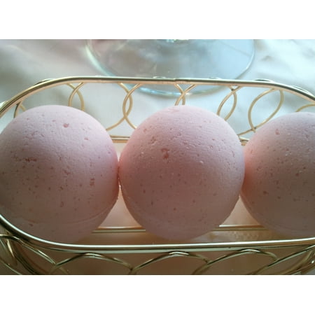 3 AMAZING GRACE (W) Philosophy type Luxury Bath Bomb Fizzies 5 Oz Each Handmade in the USA with Natural Ingredients, Shea and Cocoa Butter, Great for Dry Skin, Individually Hand (Best Ingredients For Bath Bombs)