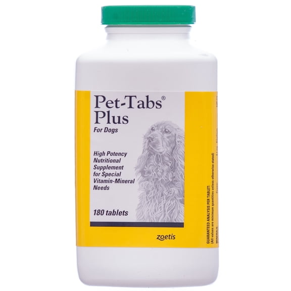 Zoetis Pet Tabs Plus 180CT,Brown,10000276