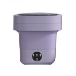 Ohufall 6L Folding Portable Mini Washing Machine - Dehydratable Small Washer, Purification Function For Underwear