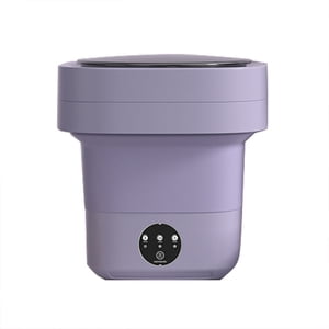 Ohufall 6L Pliage portable Mini laveuse - Petit lave-linge déshydratable, fonction de purification pour les sous-vêtements