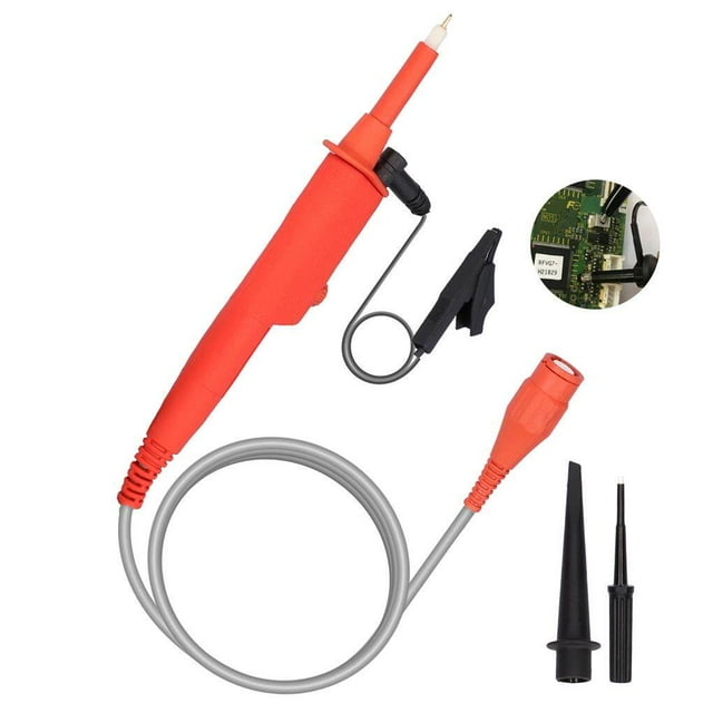 kurtrusly P2301C Oscilloscope Probe General BNC Interface High-Voltage Probe Oscilloscope Probe 100:1 5000V 300MHz Alligator BNC Oscilloscope Scope Clip Probe Test Cable Kit
