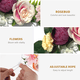 thumbnail image 3 of Diadema de flores para perros, corona de flores para mascotas, corona Natural de hojas de flores para decoración de bodas para perros y gatos, 3 of 5