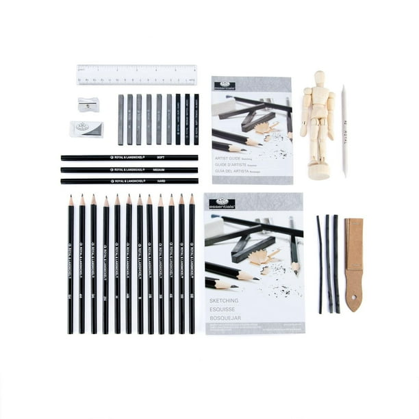 Royal & Langnickel Essentials Sketching Beginners Art Set, 66pc