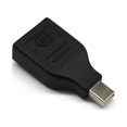 thumbnail image 2 of Mini display port macho para mostrar el puerto hembra conector adaptador convertidor negro, 2 of 6