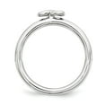 thumbnail image 2 of Sterling Silver Rhodium Infinity Symbol Ring, 2 of 7