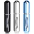 thumbnail image 1 of botellas de perfume de viaje con pulverizador, rellenables de 5 ml., 1 of 5
