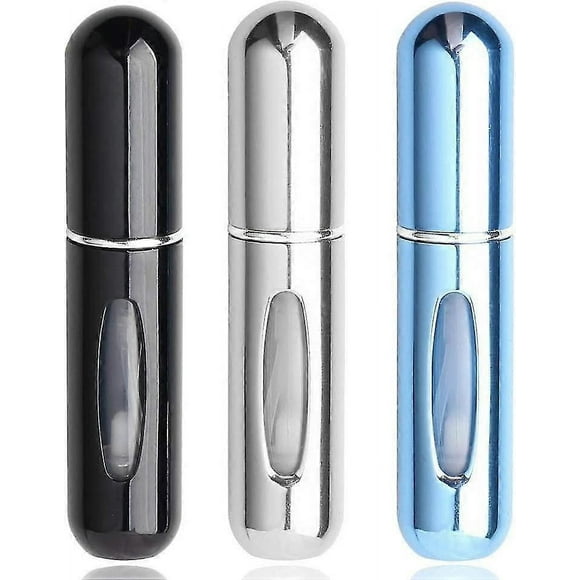 botellas de perfume de viaje con pulverizador, rellenables de 5 ml.