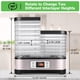 thumbnail image 5 of Deshidratador de alimentos Homdox 8 bandejas sin BPA con temporizador 72H 400W, 5 of 7