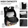 thumbnail image 4 of Splatoon 3Pcs Bookbag Sets Backpack with Lunch Bag And Pencil Case for Work Office Travel, 4 of 6