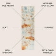 thumbnail image 3 of JONATHAN Y CONTEMPORARY POP 2 x 8 Runner Rug, Sunset Abstract - Orange/Multi, CTP114B-28, 3 of 10