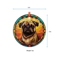 thumbnail image 5 of Black and Tan Pug: -Style Christmas Ornament - Made With Real Glass, Holiday Keepsake, Xmas Tree Hanging Decoration, Seasonal Gift Idea, Collectible Ornament 2025, 5 of 5