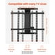 thumbnail image 3 of Soporte de pared motorizado para TV VEVOR, soporte para TV de 32 a 65 pulgadas, soporte de techo ajustable electricamente, soporte de TV abatible motorizado con VESA máximo de 24 x 24 pulgadas, 3 of 9