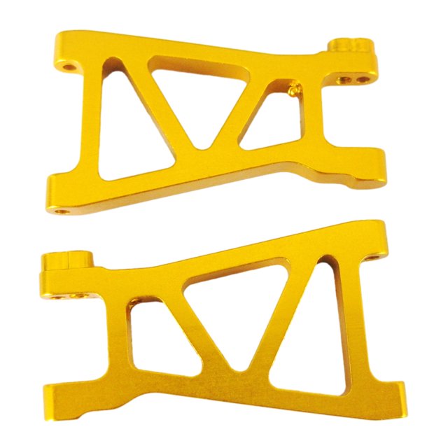 ZheElen RCGOFOLLOW Aluminum Alloy CNC Machined Front Rear Upper Suspension Arm CNC Machined Rc Front Rear Upper Suspension Arm For 1/18 HIMOTO -18 Golden