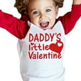 thumbnail image 5 of PINQI Kids Clothing Kids Baby Valentine's Day T Shirt Toddler Girls Boys Letter Heart Print Blouse Valentine Oversized Crewneck Tee Long Sleeve Tops(1-Red,5-6 Years), 5 of 5