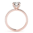 thumbnail image 2 of 2.50 Ct Round Diamond Wedding Rings For Women Solid 14K Rose Gold, 2 of 2