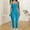 Blue, variant on Kiplyki Fall Ladies Pants Tight Waistband Sleeveless Neck Long Jumpsuit