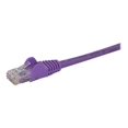 thumbnail image 3 of StarTech.com Ethernet, 10 Gigabit Snagless RJ45 650MHz 100W PoE CAT6 CAT 6 RJ-45 Fluke UTP TIA 9ft Câble Cordon de Raccordement, 10GbE Câble Réseau avec Soulagement de la Déformation, Violet, Testé / Câblage Est Certifié UL / - Catégorie 6 - 24AWG (N6PATCH9PL) - Câble de Raccordement - (M) à RJ-45 (M) - 9 ftTP, 3 of 3