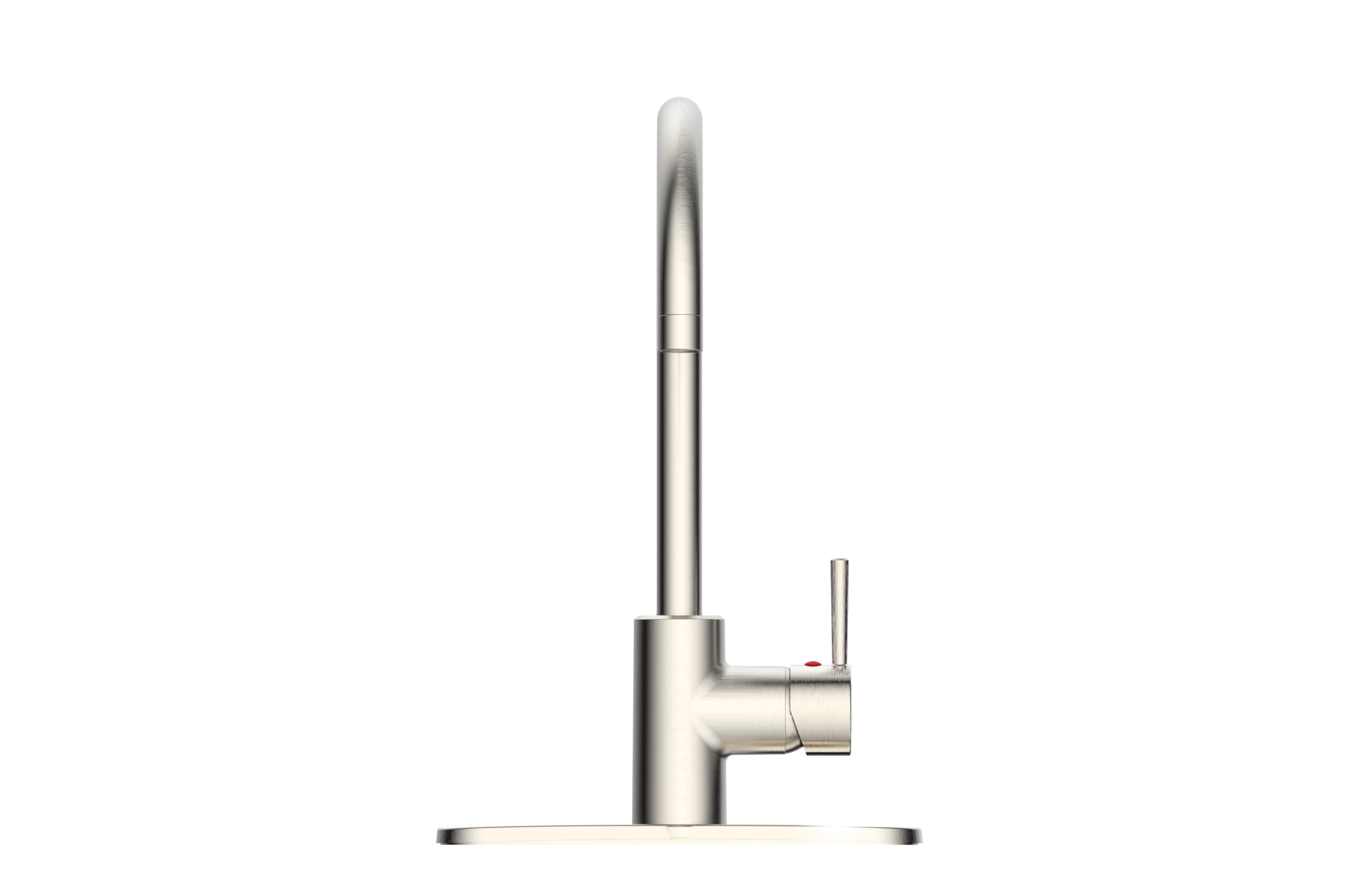 Design House Eastport Single-Handle Kitchen Faucet in Satin Nickel
