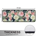 thumbnail image 5 of Kitchen Rugs Sets Of 2,Pioneer Flower Floral Print Pattern Anti Fatigue Kitchen Mat Rugs Non Slip Washable,Decorative Kitchen Floor Mats for Kitchen,Sink,Laundry,17"x47"+17"x47", 5 of 5