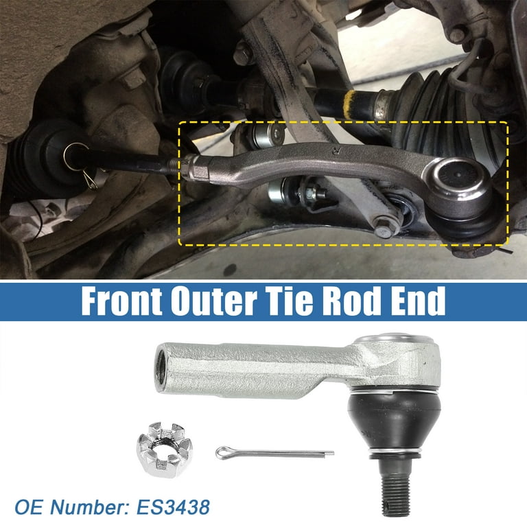 2pcs Front Outer Left Tie Rod End Links ES3438 for INFINITI 2pcs Front Outer Left Tie Rod End Links ES3438 for INFINITI