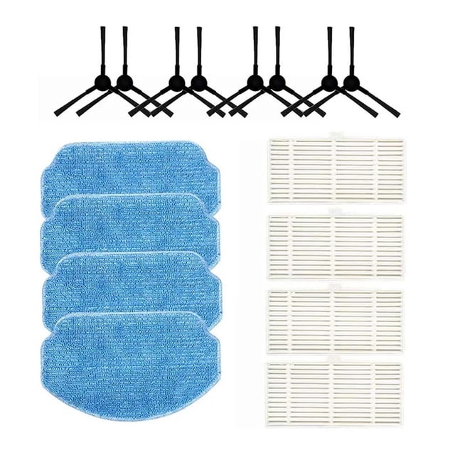Kit de Brosses Latérales pour Filtre Vaccum Cleaner pour ONSON pour MAMNV BR150 BR151 Balayeuse pour Haier TL30U1 Chiffons de Filtre pour Aspirateur