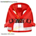 thumbnail image 6 of BadPiggies Dog and Cat Universal Harness with Leash Set Escape Proof Adjustable Reflective Soft Mesh Corduroy Dog Harnesses, 6 of 8