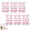 Pink, variant on 60 Pcs Valentines Day Wall Decals, Heart Wall Stickers Decor, Removable DIY Eco-Friendly PVC Wall Decals, for Wedding Anniversary Party Bedroom Home Office School Baby Room Decor, Pink