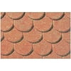1:48 Scalloped Edge Tile Sheet, 7.5"x12" (2) Multi-Colored