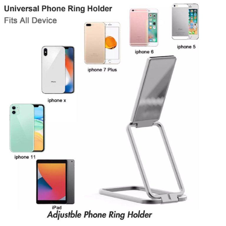 4-Pack Universal Phone Grip Holders - Expanding Stand and Finger Ring  Mounts for Smartphones and Tablets TIKA