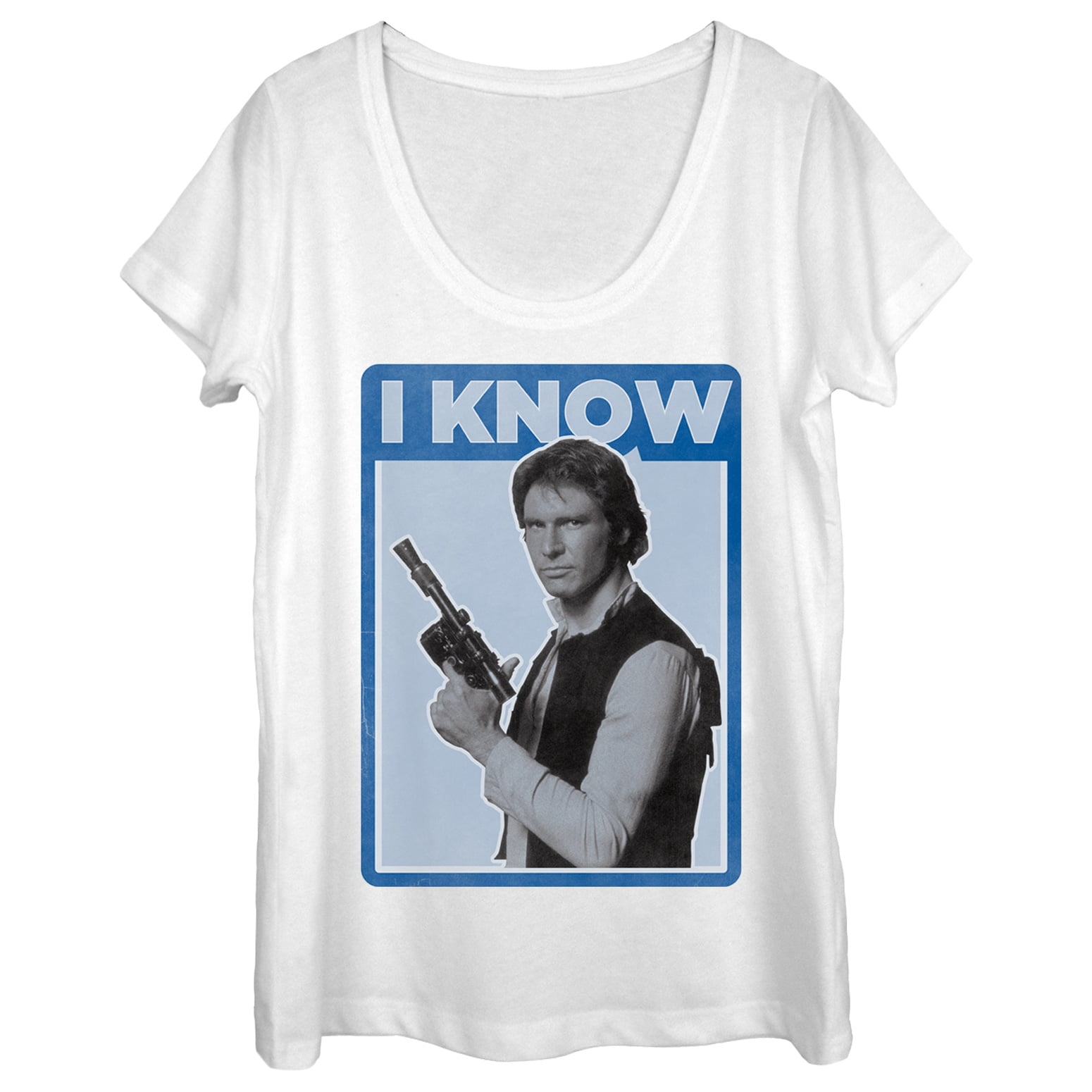 Star Wars Womens Rebel 77 Scoop Neck T-Shirt