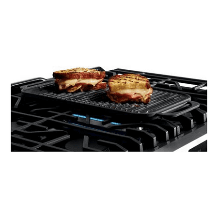 Frigidaire - Gallery 5.6 Cu. Ft. Freestanding Gas Convection Range with Self-Cleaning and Air Fry - Stainless steel