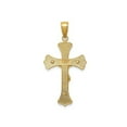 thumbnail image 3 of 10K Yellow Gold Cross Crucifix Pendant Necklace with Chain, 3 of 4