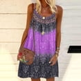thumbnail image 2 of Vestido HUOGUO De Verano Sin Mangas De Moda Casual Para Mujer, 2 of 5