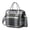 Grey-36, variant on Classic Checkered Lunch Box – Vintage Plaid Insulated Cooler Tote with Dual Compartments & Multi-pocket Organizer, Reusable for Work, School, or Gifts
