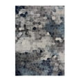 thumbnail image 2 of 5â€™ x 8â€™ Navy Blue Cobblestone Pattern Area Rug, 2 of 9