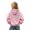 Pink, variant on Grblisyd Girls Sparkly Rhinestone Angel Wing Hoodies Long Sleeve Hooded Sweatshirts Fashion Casual Pullovers With Pockets
