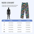 thumbnail image 4 of Vsdgher Colorful Carp Streamer Print Mens Pajama Pants Sleep & Lounge Pants, PJ Bottoms With elastic waistb and Pockets, 4 of 5
