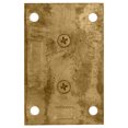 thumbnail image 5 of CRL JRG037GP Gold Plated Junior Geneva 037 Series Wall Mount Full Back Plate Hinge, 5 of 7
