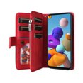 thumbnail image 4 of Compatible with Samsung Galaxy A21S Wallet Case with Card Slots PU Leather Zipper Flip Folio Cover, 4 of 5